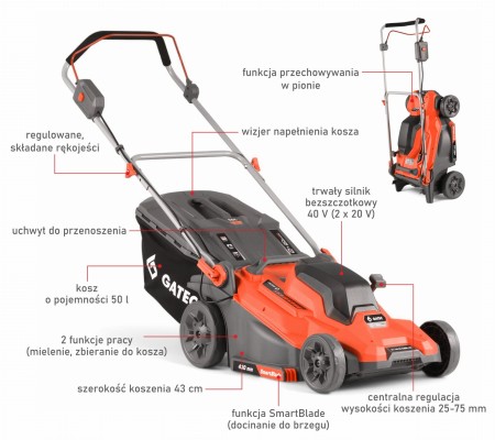 GATEC GT 143 KA 2x20V 4Ah